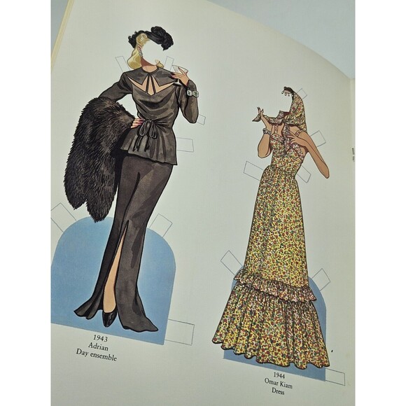 Great Fashion Designs of the Forties Paper Dolls By Tom Tierney New UNCUT - Picture 6 of 11